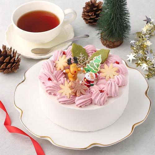 Xmasリースケーキ (米粉・豆乳使用)