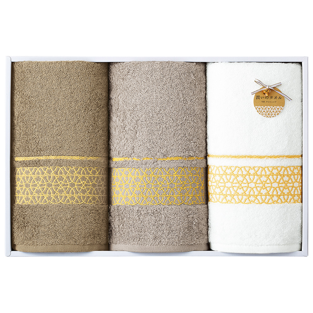 〈今治 クレシェンド〉潤いのタオル タオルセット