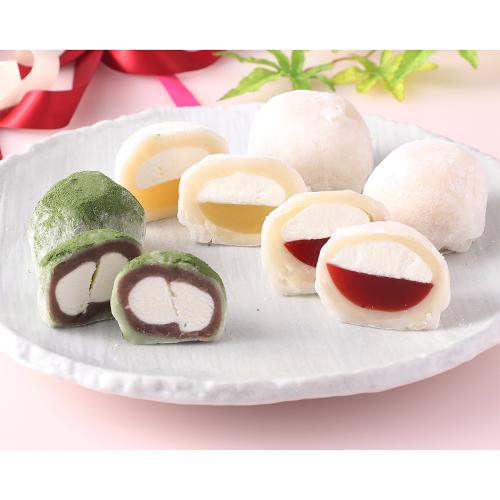 彩り大福セット(イチゴ・レモン・抹茶)
