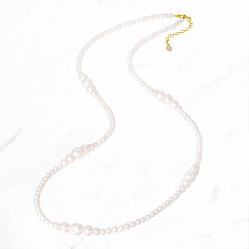 Aria ロングパールネックレス