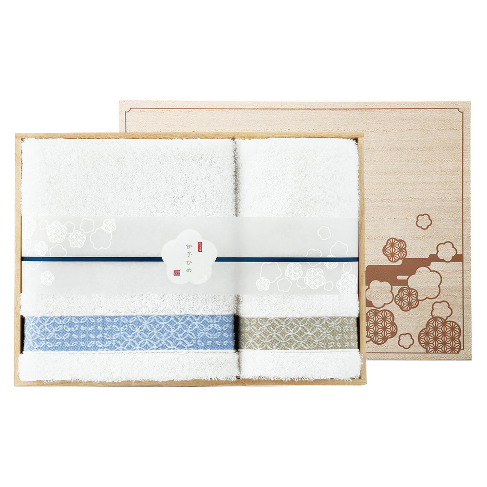 〈伊予ひめ〉タオルセット 木箱入り