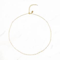 デコレーションショートネックレス（パール）