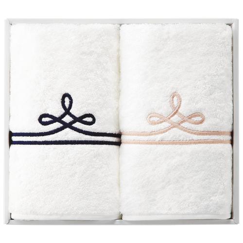 〈ホットマン〉1秒タオル ボーダー ハンドタオルセット