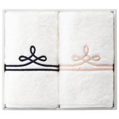 〈ホットマン〉1秒タオル ボーダー ハンドタオルセット