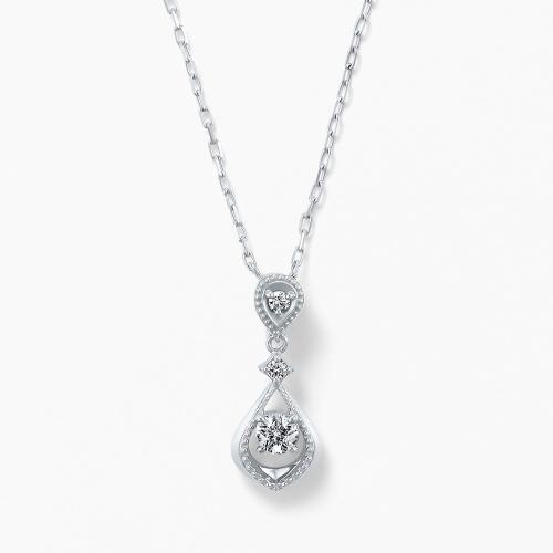 Pt950／Pt850 ダイヤモンドネックレス