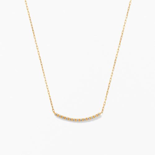 K18YG ダイヤモンドネックレス