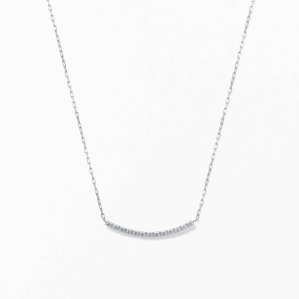 Pt950／Pt850 ダイヤモンドネックレス