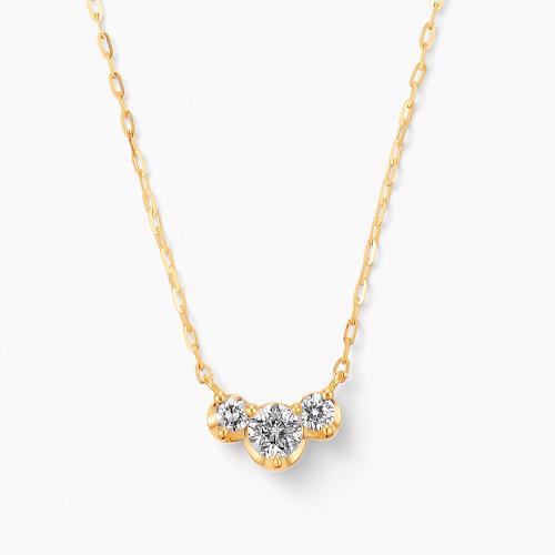 K18YG ダイヤモンドネックレス