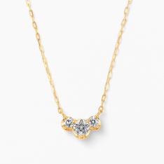 K18YG ダイヤモンドネックレス