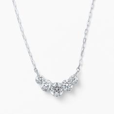 Pt950／Pt850 ダイヤモンドネックレス