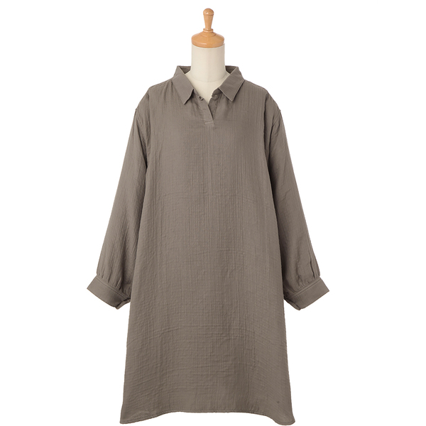 高島屋 阪急阪神共同企画 3重ガーゼ チュニックワンピース M L 商品詳細 高島屋オンラインストア