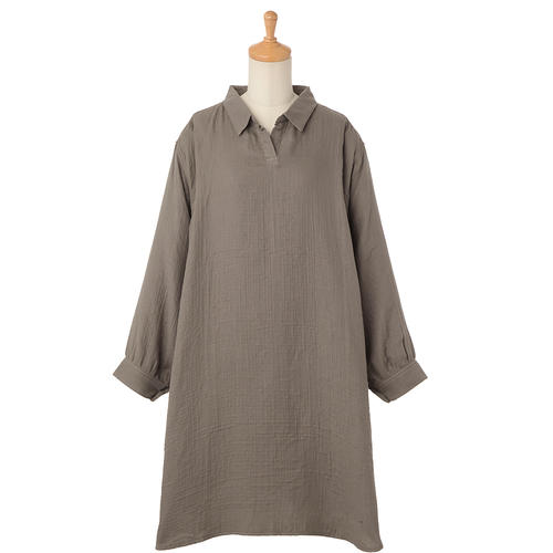 高島屋 阪急阪神共同企画 3重ガーゼ チュニックワンピース M L 商品詳細 高島屋オンラインストア