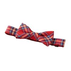 ミキハウスチェック蝶ネクタイ