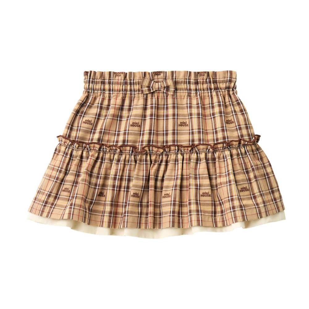 ミキハウスチェックスカート SS→L