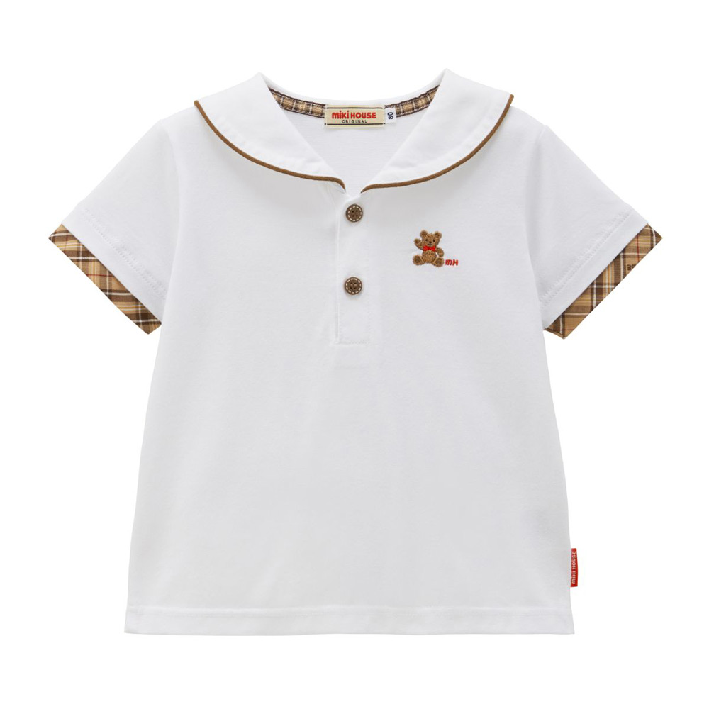ミキハウスベア半袖Tシャツ 70cm→120cm