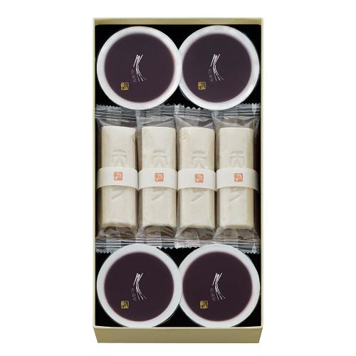 たねや 最中黒糖8個・本生羊羹4個詰め合せ