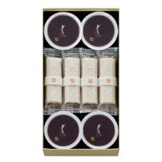 たねや 最中黒糖8個・本生羊羹4個詰め合せ