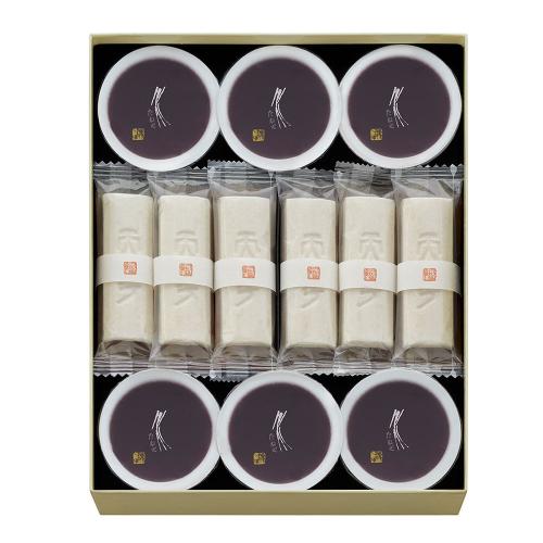 たねや 最中黒糖12個・本生羊羹6個詰合せ