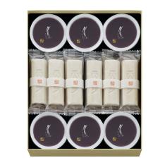 たねや 最中黒糖12個・本生羊羹6個詰合せ