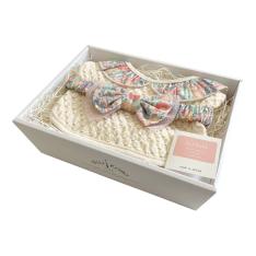 オーガニックリバティスタイ&ヘッドドレス PK(383309)