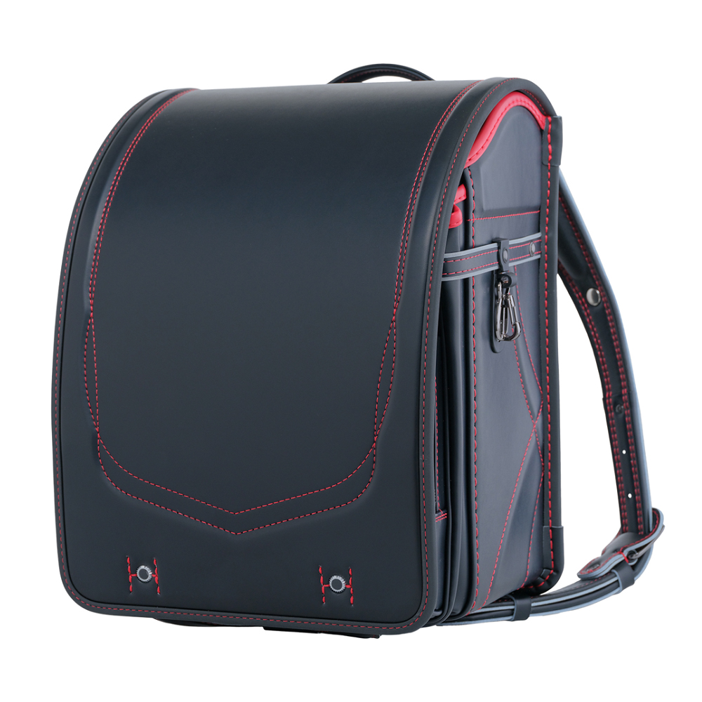 ＜くるピタ クロスリンク＞ランドセル（1KH8680Kブラック・レッド）