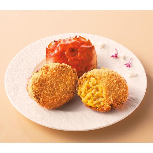 上海蟹のココナッツカレーライスコロッケ