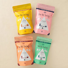 三角茶袋 くき煎茶・くきほうじ茶・玄米茶・むぎ茶セット