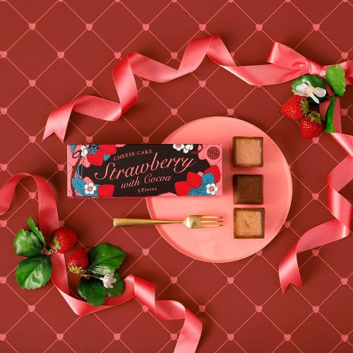いちごチーズケーキwithココア3個入×3セット