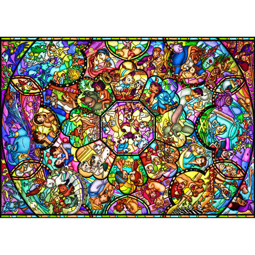 2000ピース ジグソーパズル「オールスターステンドグラス」D-2000-603