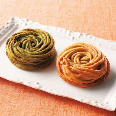 栗と抹茶の焼モンブラン2種セット