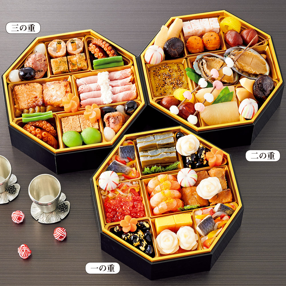 賛否両論 おせち料理 八角三段重 商品詳細 高島屋オンラインストア