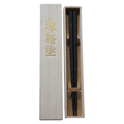紋紗塗箸(茶)