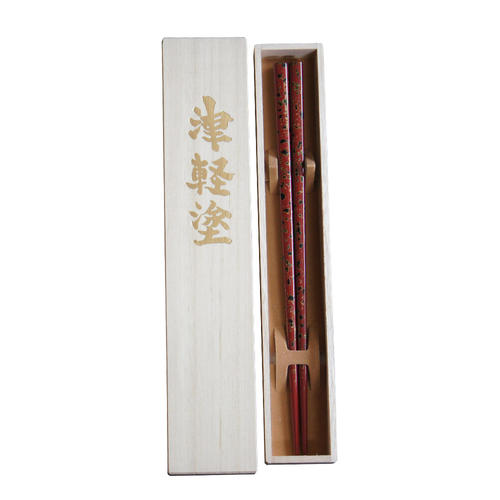 唐塗箸「極み」(赤)
