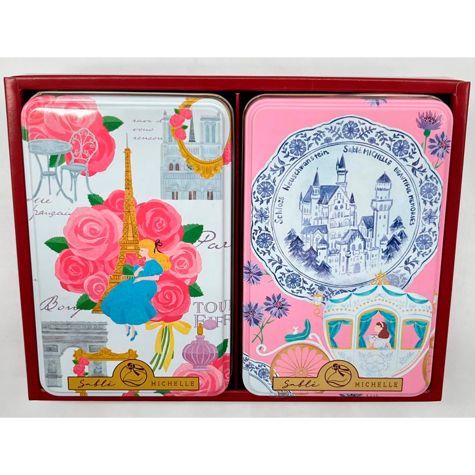 【母の日】ヴォヤージュサブレ2缶入＜パリ缶・ドイツ缶＞