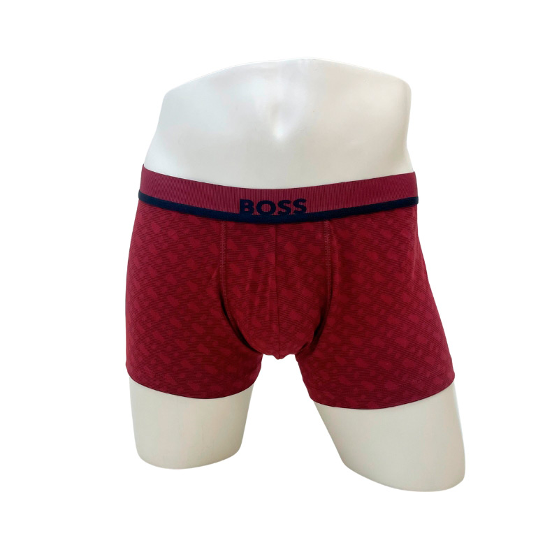 幾何学柄 ボクサーパンツ 前閉じ S→LL