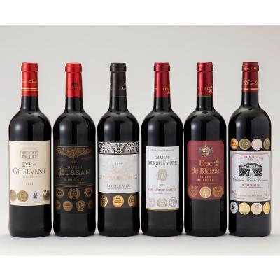 【計28冠】フランス・ボルドー8冠・7冠・4冠含む全て3冠金賞以上獲得赤ワイン6本セット