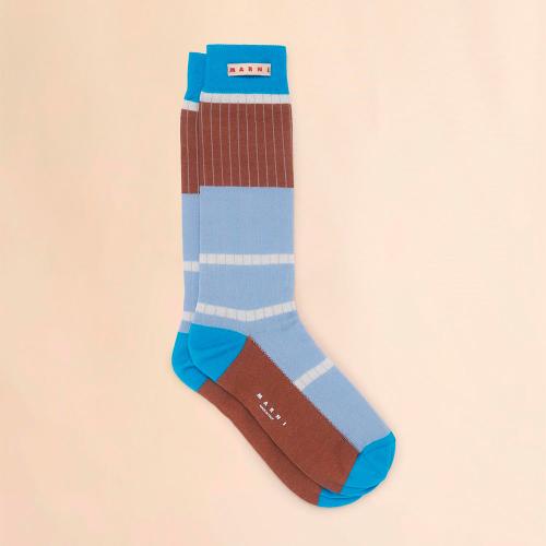 マルチカラーボーダーソックス