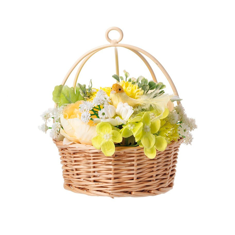 【母の日】＜ケー・イー・アイ＞鳥かごソープフラワー