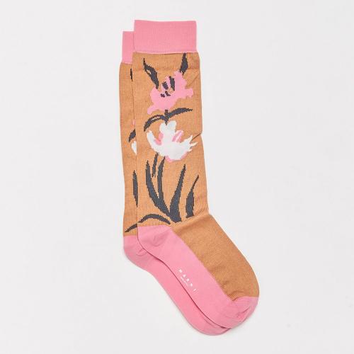 フラワージャカードソックス