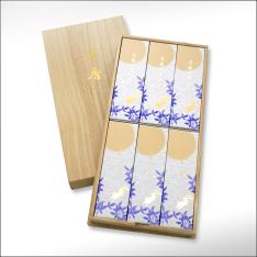 月夜のうさぎ 桐箱サック6入