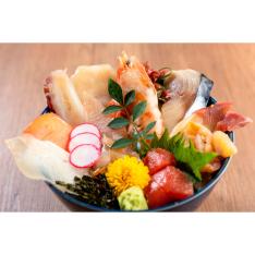 くしろ海鮮漬市場丼の具