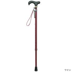 テーブルフック付 伸縮ステッキ