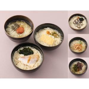 菊乃井にゅうめん6種詰合せ（鯛・梅・湯葉・しじみ・刻みきつね・潮の