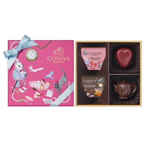 【バレンタインデー】アリスのティーパーティ アソートメント 4粒入