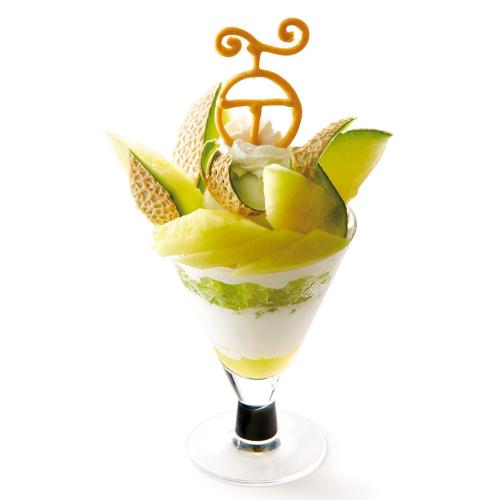 タカノフルーツパーラー＜新宿高島屋店＞マスクメロンパフェ＆ドリンクチケット（1名様分×2枚）