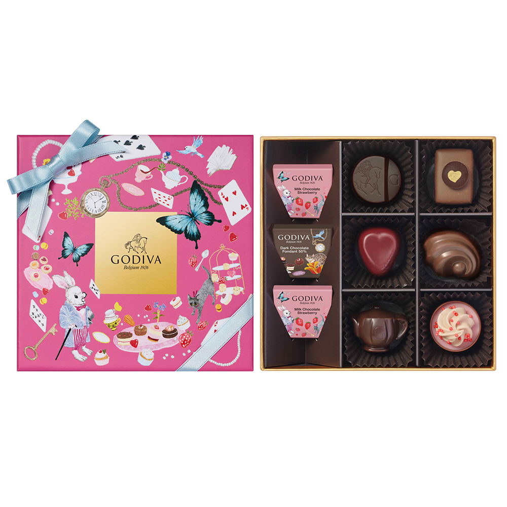 【バレンタインデー】アリスのティーパーティ アソートメント 9粒入