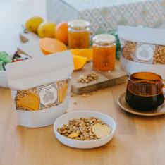 【母の日】愛媛県産の果物を使ったジャムとはだか麦のグラノーラ