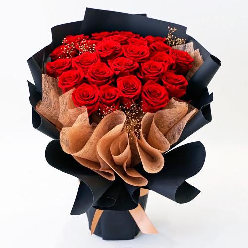 プリザーブドフラワー花束アレンジ