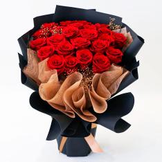 プリザーブドフラワー花束アレンジ