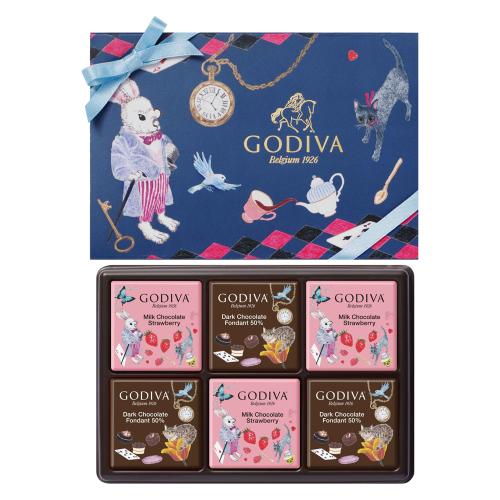 【バレンタインデー】アリスのティーパーティ カレ アソートメント 6枚入×2個セット